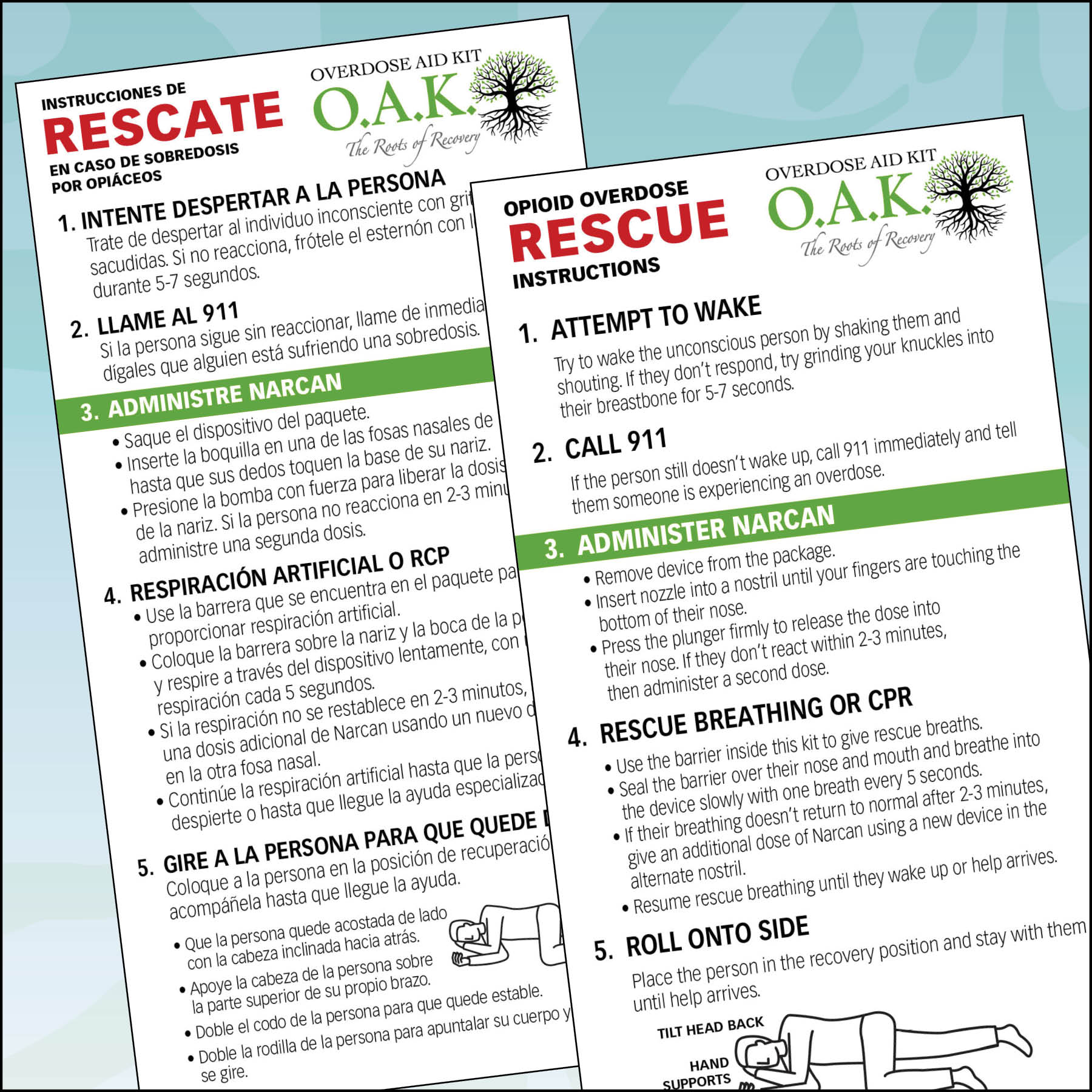 Rescue Instructions (English and Spanish) – OAK